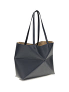 Loewe Medium Puzzle Fold Tote Bag - Deep Navy