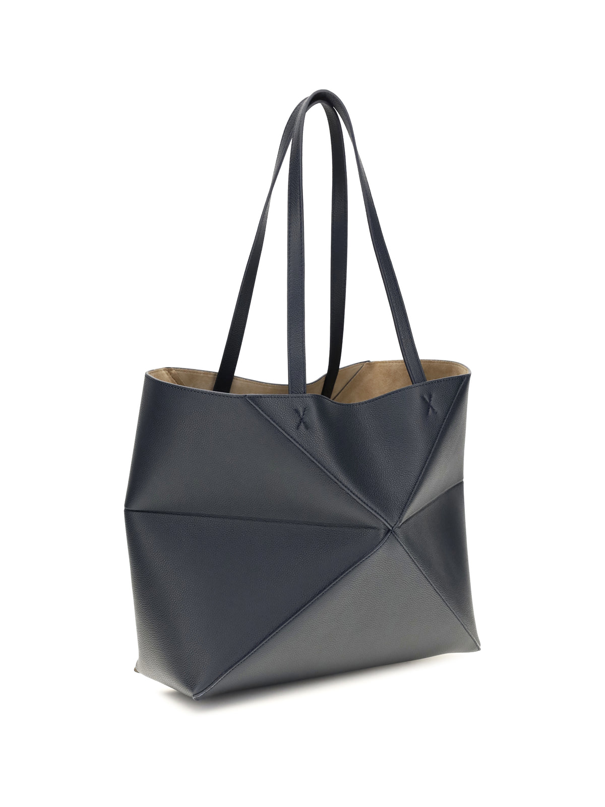 Loewe Medium Puzzle Fold Tote Bag - Deep Navy