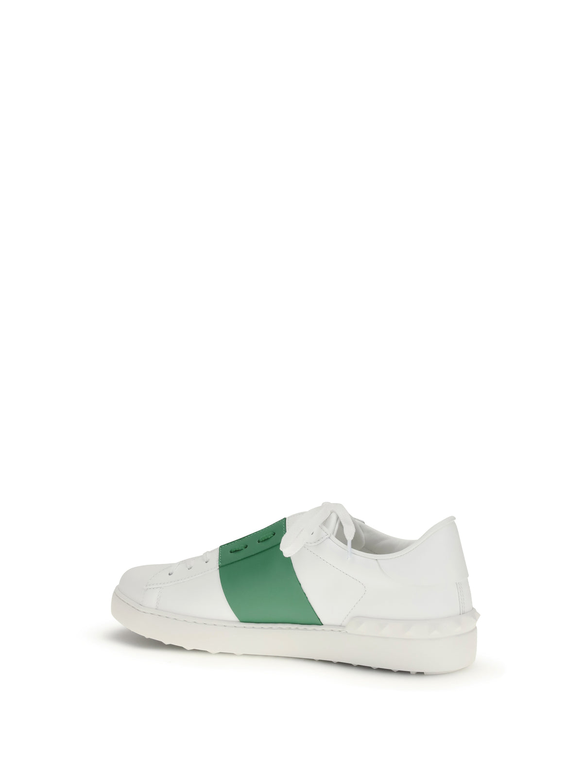 Valentino Garavani Open Sneakers - White/Green Briar/White