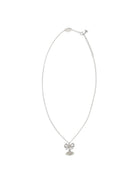Vivienne Westwood Octavie Pendant Necklace - Platinum / White, Clear Cz