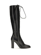 Dolce & Gabbana Lace-up knee-high Boots - Black