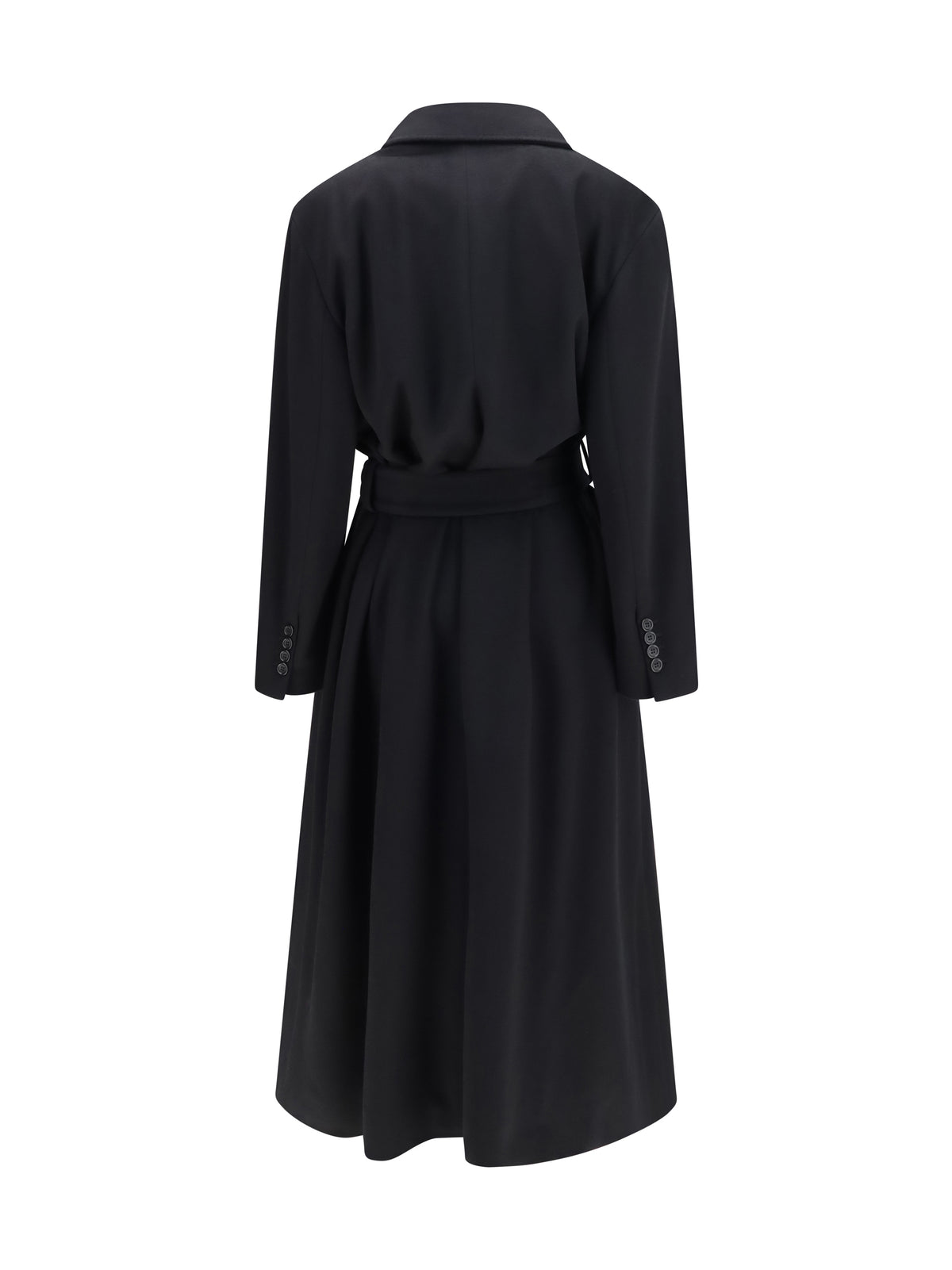 Dolce & Gabbana Long virgin wool Coat - Black