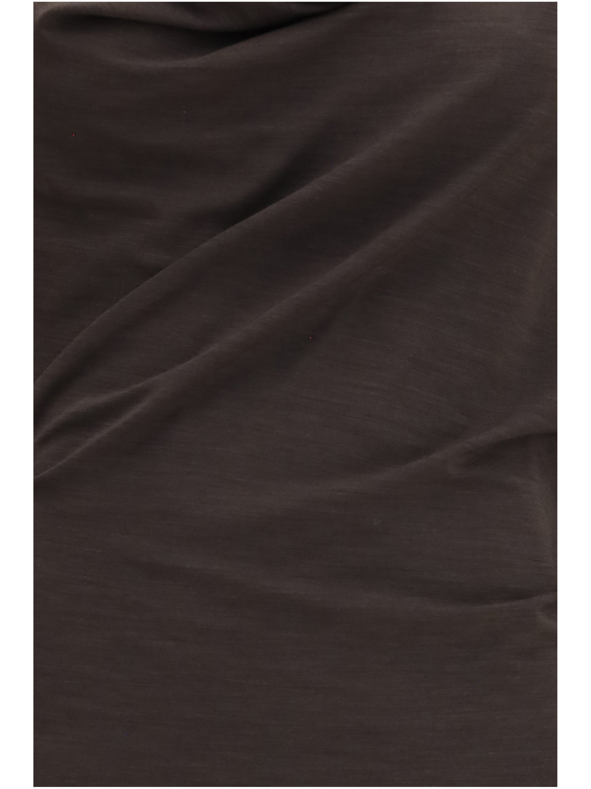 Brunello Cucinelli Techno wool jersey Draped Dress with monili - Caffe'