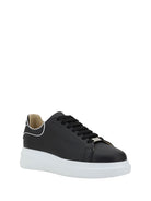 Philipp Plein Leather Sneakers - Black