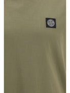 Stone Island Logo patch T-shirt - Military Green