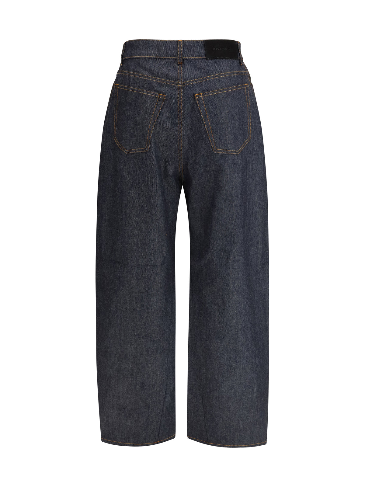 Givenchy Raw Cocoon Pants - Dark Blue