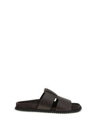 Dolce & Gabbana Leather Sandals - Ebony 1