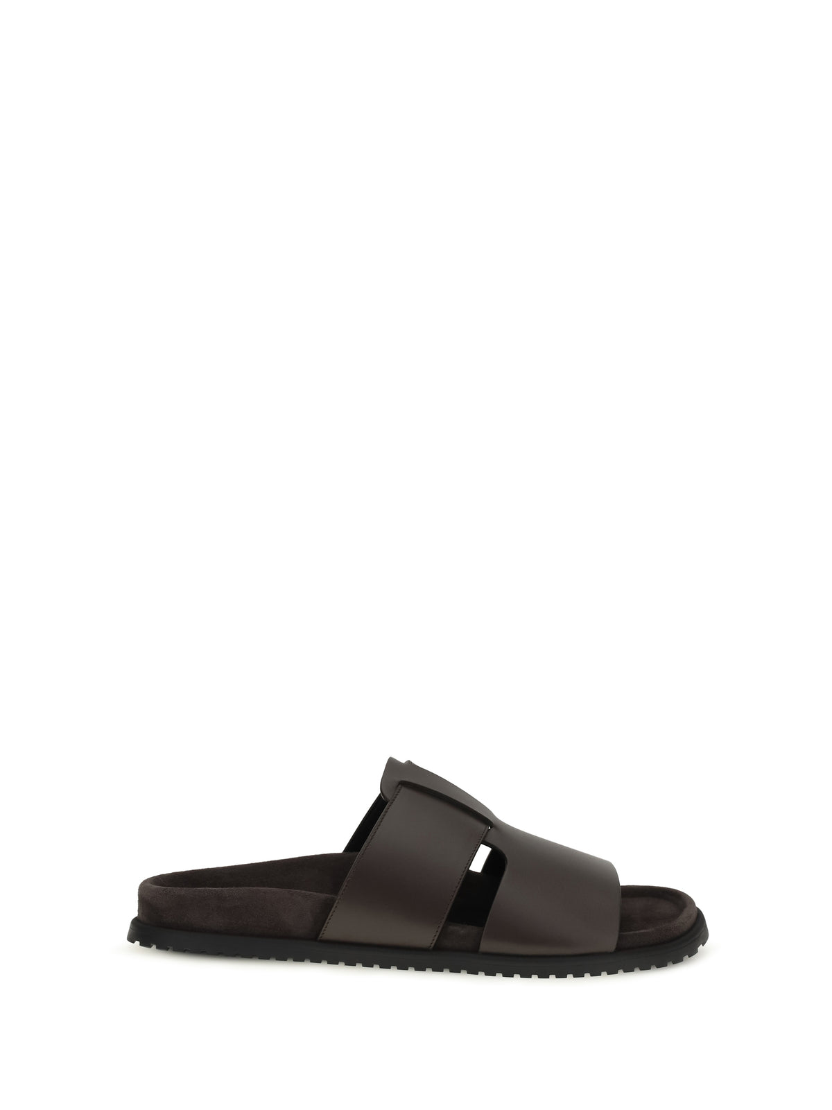 Dolce & Gabbana Leather Sandals - Ebony 1