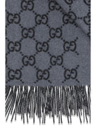Gucci GG cashmere Scarf - Graphite/Black