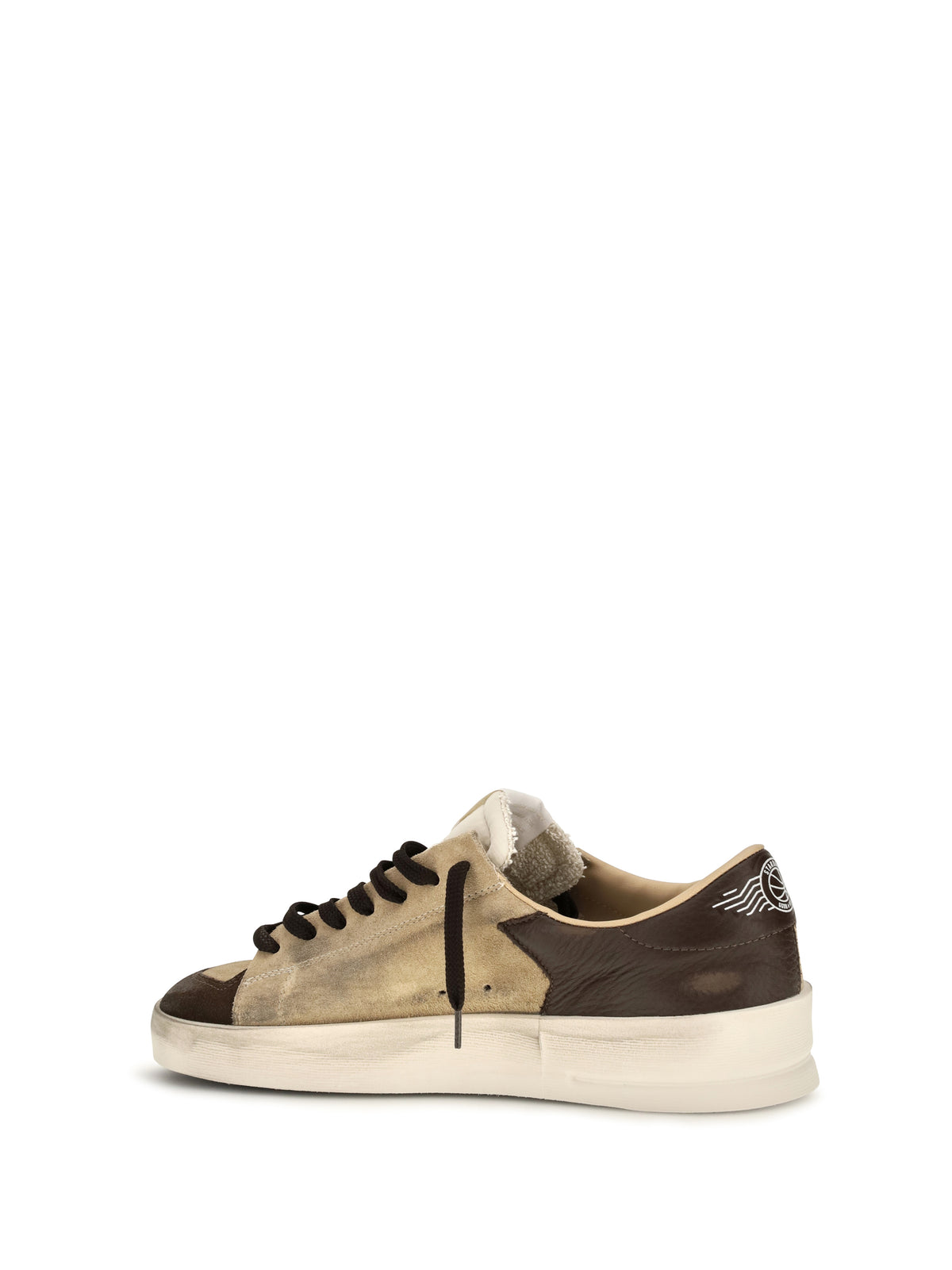 Golden Goose Stardan suede Sneakers - Beige/Brown/White