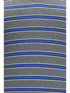 Ganni Ribbed V-neck long-sleeve T-shirt - Strong Blue