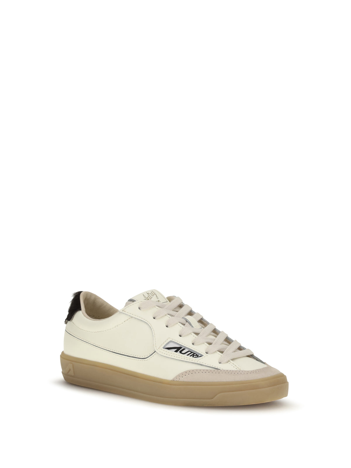 Autry Windscape Low leather Sneakers - Marshmallow/Sand/Brown