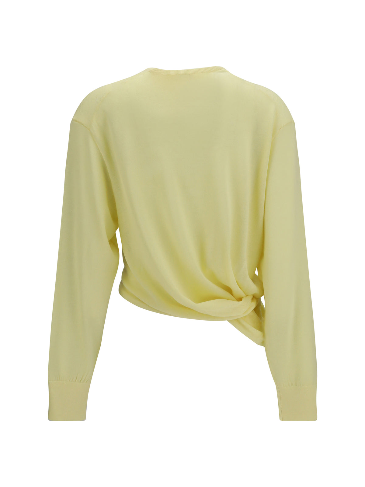 Loewe Wool Sweater with logo - Light Yellow