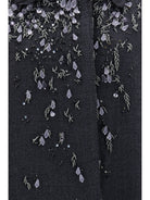 Prada Single-breasted mouliné Prince of Wales and embroidered twill Coat - Nero+Agave