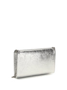 Stella McCartney Falabella metallic fabric Shoulder Bag - Silver