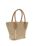 Christian Louboutin Large Venus Basket Shoulder Bag - Natural/Leather