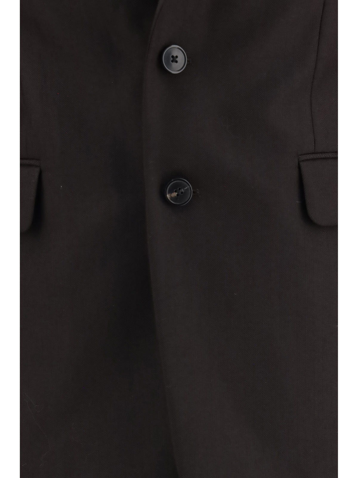 Dries Van Noten Chevron wool Suit - Dark Brown