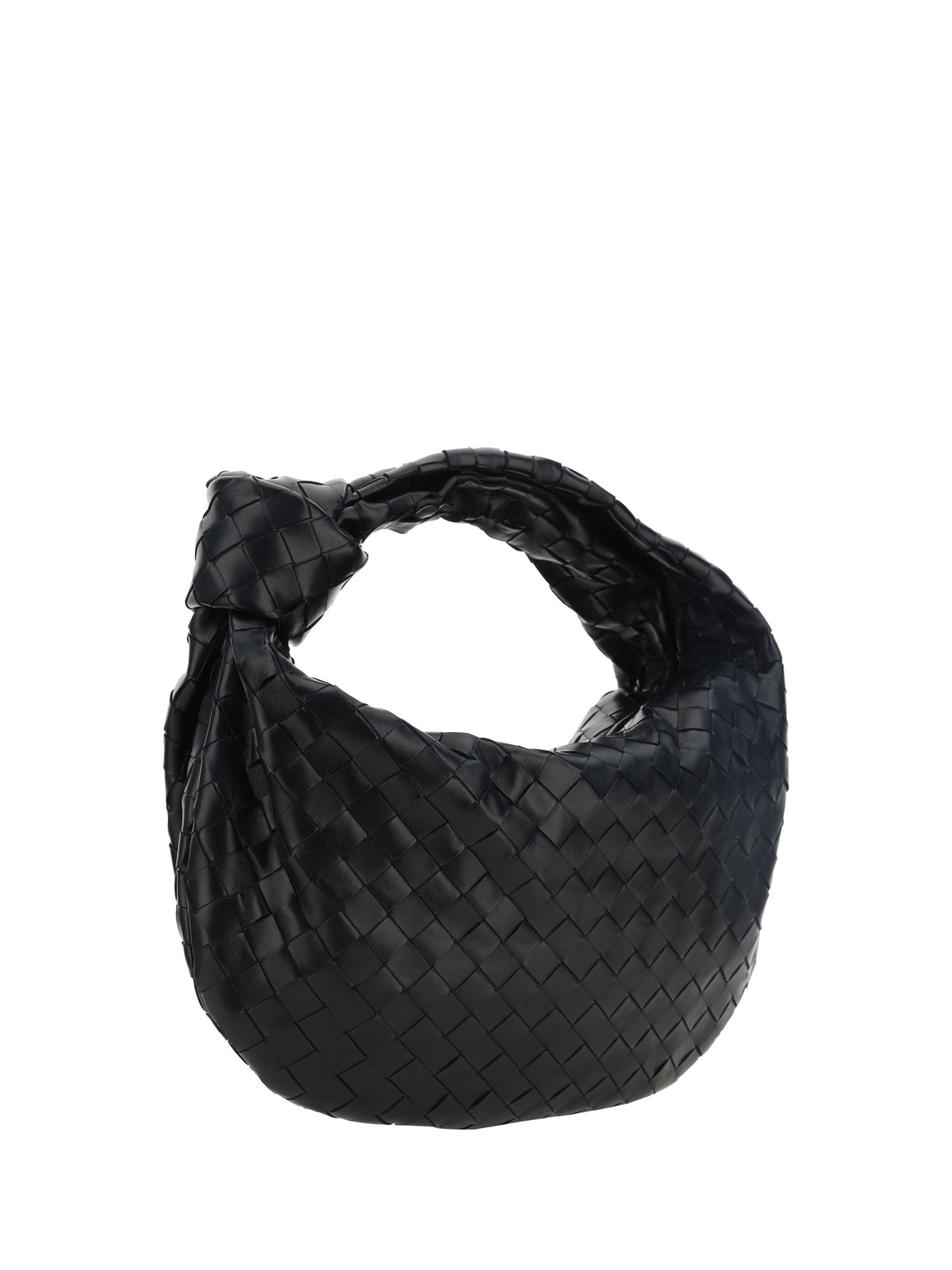 Bottega Veneta Teen Jodie Handbag - Black-Gold