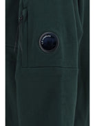 C.P. Company Diagonal-weave cotton fleece Hooded Sweatshirt - Ponderosa Pine