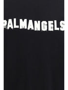 Palm Angels Palm Hills logo crewneck Sweatshirt - Black - Off White