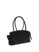 Yuzefi Brioche Shoulder Duffle Bag - Black