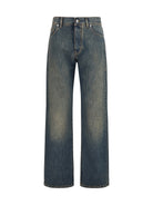 Fendi Long Jeans - Medium Wash Blue