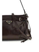 Prada Small Bonnie Handbag in leather - Moro N