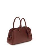 Jacquemus Le Petit Turismo leather Top Handle Bag - Burgundy