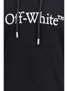 Off-White Big Logo Bookkish Over Hoodie - Black-White