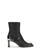 Alexander McQueen Niko Ankle Boots - Black/Silver