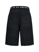 Balenciaga Belted Shorts - Dark Brown/Black