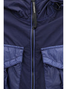 C.P. Company Bi-TM Mixed Goggle Jacket - Blueprint