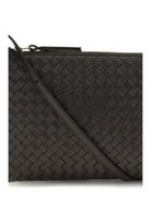 Bottega Veneta Intrecciato Shoulder Bag - Espresso-Brass V