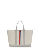 Thom Browne Canvas Tote Bag - Lt Grey
