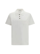 Ferragamo Cotton Polo Shirt - Optic-White