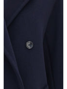 Max Mara Rebus double-breasted Jacket - Blue Marino