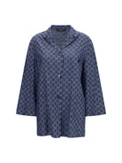 Gucci GG jacquard cotton Jacket - Blue