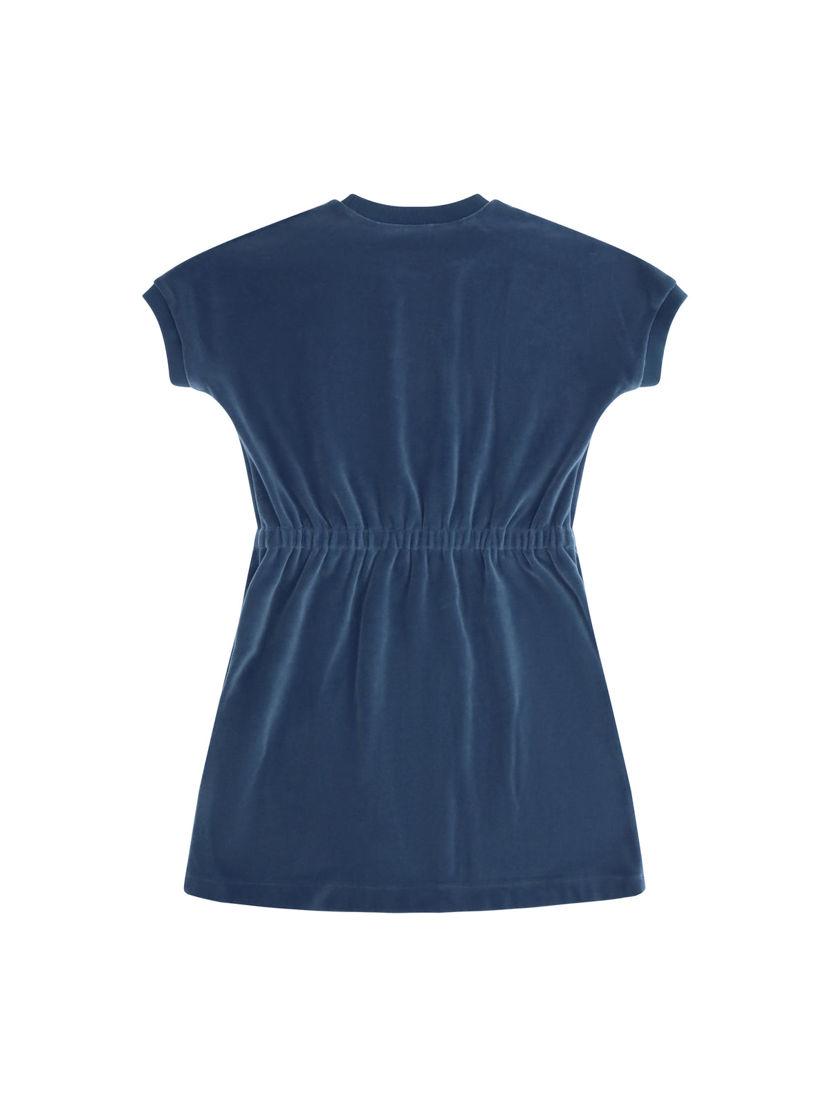 Gucci Chenille Web Stripe Dress for Girl - Blue Denim/Mix