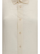 Fendi Jacquard silk Shirt - Ivory