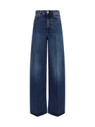 Toteme Wide-leg denim Jeans - Dk Blue