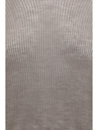 Rick Owens Semi-sheer knit Hoodie - Dust