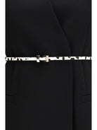 Max Mara Studio Double-breasted cady Jacket - Black