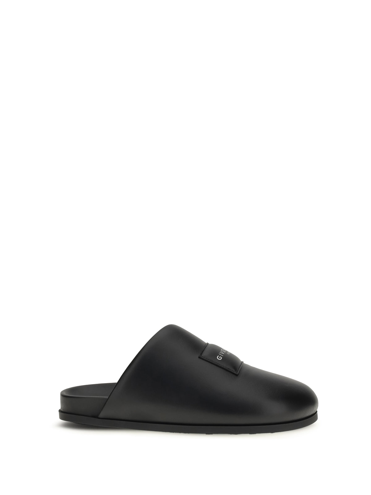 Givenchy Leather Puffy Mules - Black