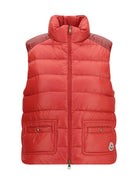 Moncler Frelon Down Filled Vest - Bright Red