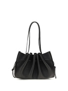 Yuzefi Scallop Shoulder Bag - Black