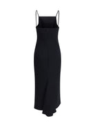 Givenchy Midi Dress with draped back - Black