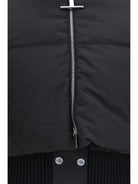 Thom Browne Short padded Jacket with front zip - Black