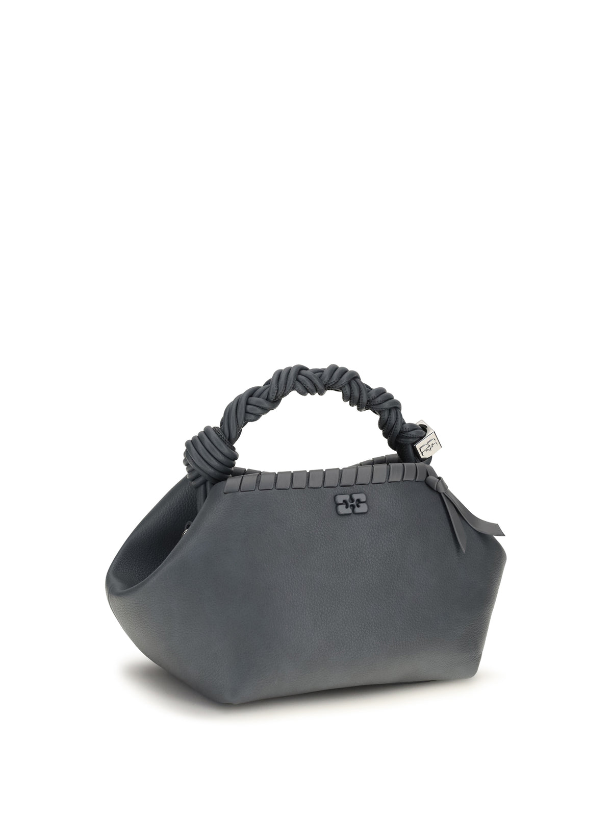 Ganni Small Bou woven Handbag - Quiet Shade
