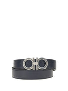 Ferragamo Reversible leather Belt - New Navy