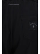 MM6 Maison Margiela Drawstring straight-leg Pants - Black